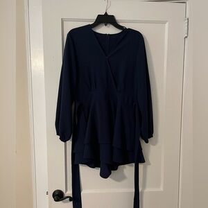 Navy romper